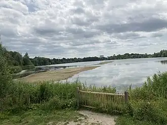 Op de achtergond de stad Utrecht