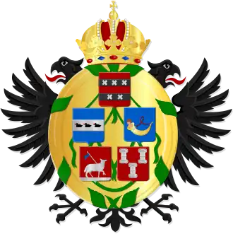 Het wapen van het Hoogheemraadschap Amstelland