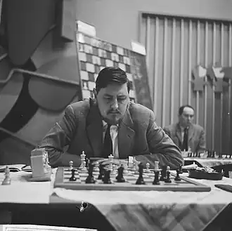 De Nederlander Johannes Donner; winnaar van het toernooi