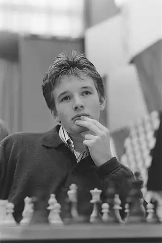 Jeroen Piket, voor de vierde maal Nederlands kampioen.