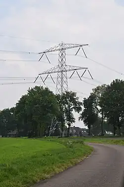 Mast 115 ter hoogte van Merselo