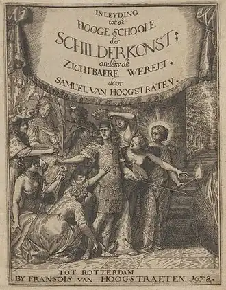 Illustratie bij Inleyding tot de Hooge Schoole der Schilderkonst, 1678