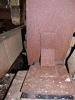 Rijklamp met rust van stalen bandvang