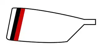 Boten van De Hoop zijn herkenbaar aan de wit-zwart-rode bladen