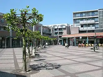 Het winkelcentrum Kersenboogerd