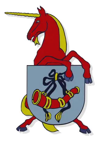 Het wapen van Hoorn zoals in gebruik bij de gemeente