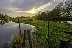 Andere zijde van de landtong