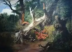 'Jacht in de Pontijnse moerassen', 1833