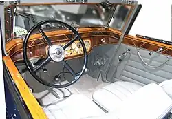 670 Cabriolet, interieur