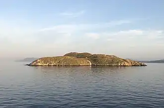 Het eiland Horge in de Horgefjord