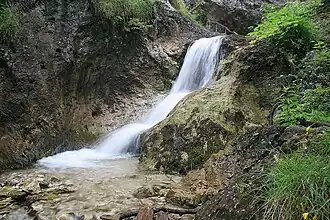 De waterval Horné Diery.