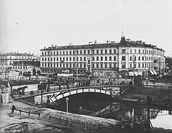 Paardentram op de Kalinkin brug, begin 1900
