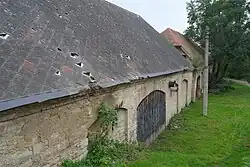 Oude boerderĳ in het dorp