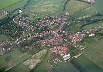 Hostouň in vogelvlucht (2012)