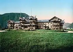 Dalen Hotel in Tokke, gebouwd in 1894.