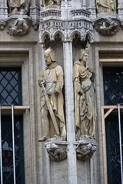 Jan II van Brabant en zijn vrouw Margaretha