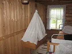 Slaapkamer in Gagarinmuseum