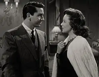 Richard Conte en Susan Hayward in een scène van House of Strangers