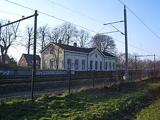 Het oude station in 2006, nog op de oude locatie.