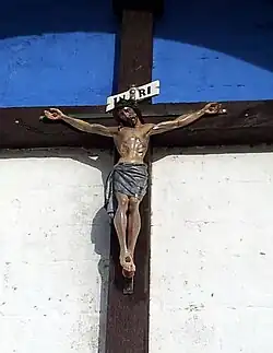 Kruisbeeld in de kapel