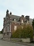 Het 19e-eeuwde gedeelte van het woonhuis.