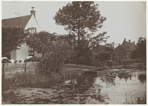 Woonhuis Jan Blom aan de Houtvaart 44 anno 1907