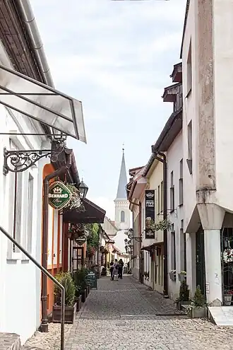 Hrnčiarska ulica in 2018