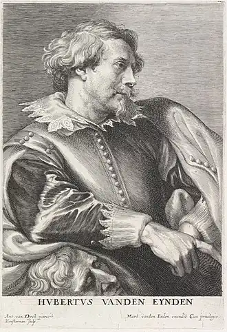 Hubrecht van den Eynde, gravure naar origineel van Anthony van Dyck