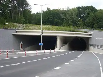 De zuidelijke ingang