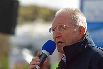 Hugh Porter tijdens de Ronde van Engeland in 2010
