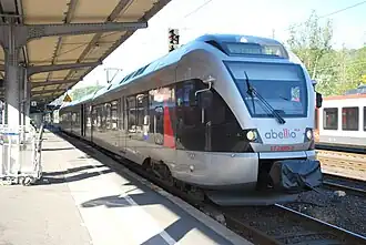 Een Stadler FLIRT-treinstel in Siegen