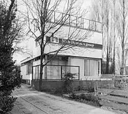 West- en zuidgevel, 1982