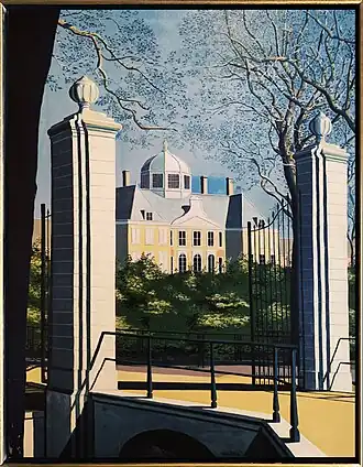 Schilderij van Huis ten Bosch door Joop Polder