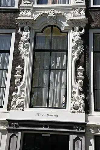 Detail van Huis de Meerminnen