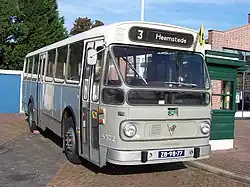 Haarlemse Leyland-Verheul stadsbus 5372 uit 1965