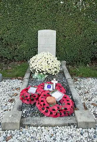 Graf van o/lt Walter Greensted