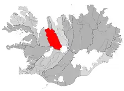 Ligging van Húnavatn