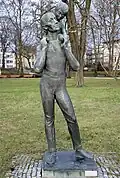 Vater und Kind, 1958, Müggelpark Berlin-Friedrichshagen