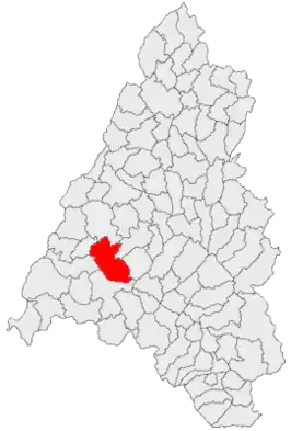 Kaart van Husasău de Tinca