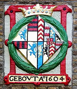 Wapenschild Sabina van Egmont, Dorpskerk Oud-Beijerland