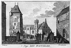 De Beijer, zicht uit het zuiden in 1746