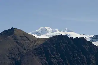 Hvannadalshnúkur, de hoogste top van Öræfajökull.