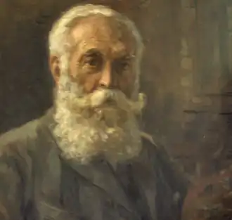 Portret van Van der Worp gemaakt door Simon de Heer (1885-1970)[bron?]