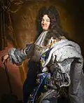 Portret van Lodewijk XIV, door Hyacinthe Rigaud