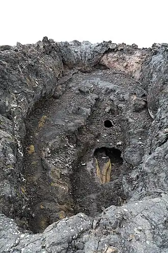 Lavastroom van de Volcán de San Juan