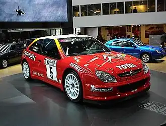 De Xsara WRC uit 2001