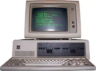 IBM Personal Computer, type 5150 uit 1981.