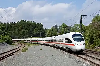 ICE-T "Reutlingen" op 22 mei 2009 bij Steinbach am Wald