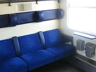 Interieur 2e klasse.