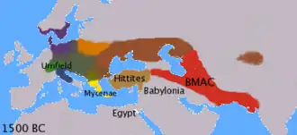 Verbreiding tot halverwege het tweede millennium v.Chr.